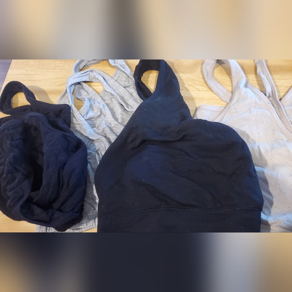 Lot of 4 wrap style nursing bra